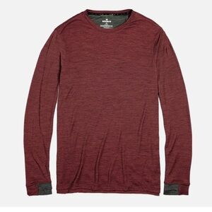 Bombas Merino Wool blend Men’s Crew Neck Long Sleeve , size 1X